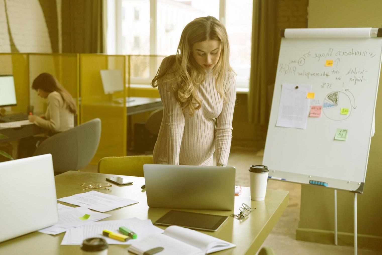 Content writing workspace with research materials